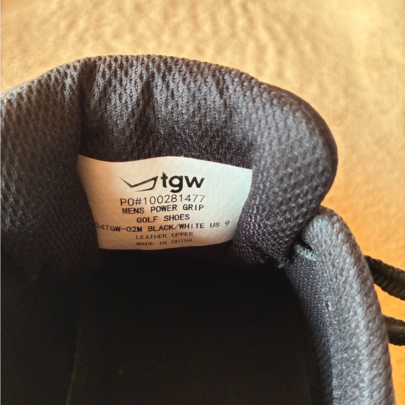 NWOT TGW Power Grip Golf Shoes Size 9 - Picture 8 of 10